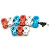 FANGO 25T Spline Half Servo Arm Horn for 1/8 and 1/10 RC Cars, 21 mm, Red view 4