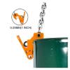 HUMNZR Chain Drum Lifter, 2,000 lb Capacity, Improved Spring-Loaded Carbon Steel Hook for 55-Gallon Plastic and Metal Drums view 3