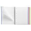 Miquelrius A4 Notebook, 4 Color Bands, 140 Sheets, 7 mm Ruled, 4-Hole, Microperforated, Hardcover, Wild Dino view 4