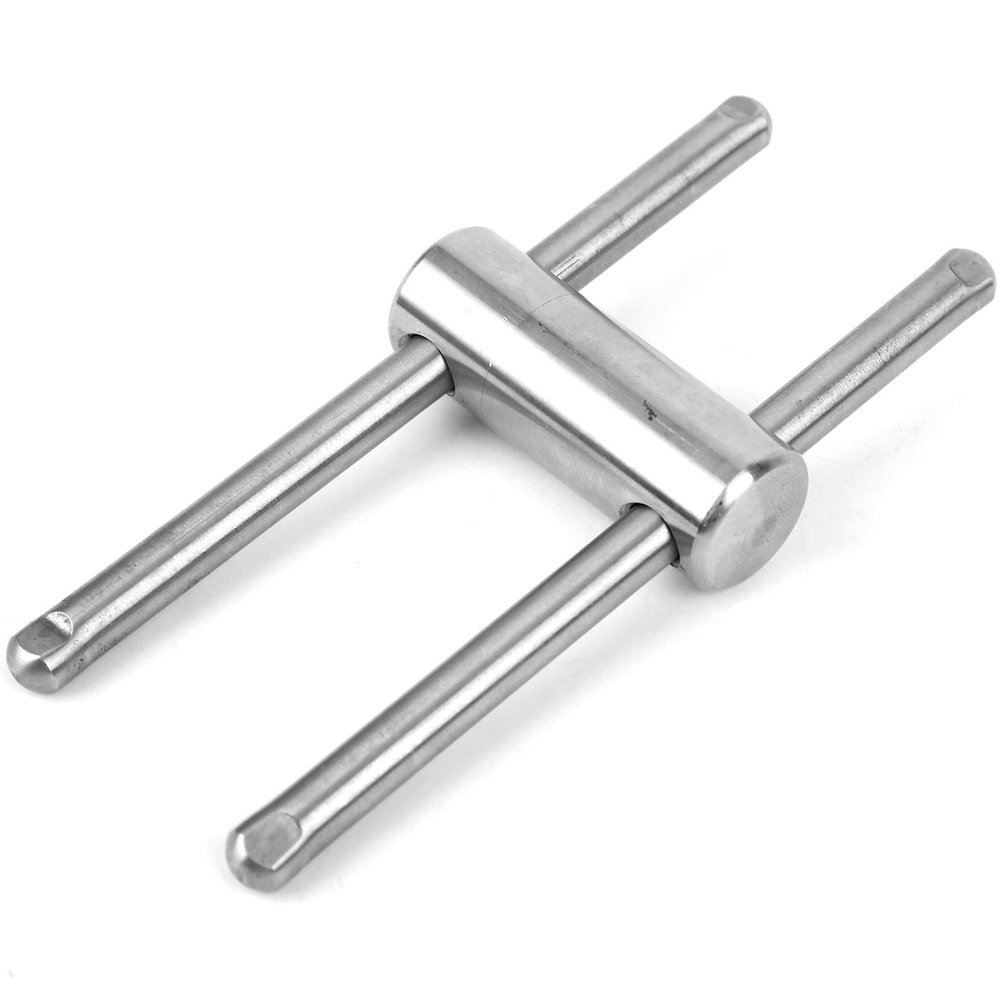 HERCHR Stainless Steel Pool Cue Tip Press Tool, 10–14 mm