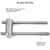 HERCHR Stainless Steel Pool Cue Tip Press Tool, 10–14 mm view 2