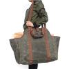 RISEDS Firewood Carrying Bag, Large Canvas Log Carrier view 2
