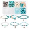 Sunnyclue DIY Summer Sea Life Bracelet-Making Kit, 6 Bracelets view 1