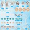 Sunnyclue DIY Summer Sea Life Bracelet-Making Kit, 6 Bracelets view 2