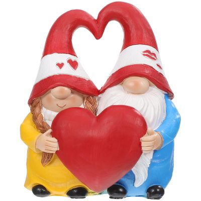 Love Gnome Couple Garden Ornament for Weddings and Valentine's Day