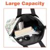 Large Holly and Deer Tote Bag with Insulated Lunch Bag, Multicolor, One Size view 2