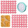 2-Piece Letter and Number Stamp Set for Clay, Ceramics, Cookies and DIY Projects, Pink view 1