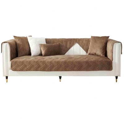 MTHGH Soft Velvet Sofa Cover, 1/2/3/4-Seater, L-Shaped, G-70 x 180 cm