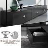 OctinPris Round Mushroom Cabinet Knobs, Brushed Nickel, 30 mm, 4-Piece view 4