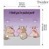 Twizler Funny Pulled Pork Birthday Card, Blank Inside view 3