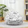 Highdi Starry Sky Bean Bag Cover Without Filling for Kids and Adults, Indoor/Outdoor, Washable, Soft Floor Cushion Cover, Space Vehicle, 100 x 120 cm view 2