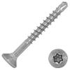 Techtanium Stainless Steel A2 Chipboard Screws 6 x 70/42 mm with Drill Point (2 pcs.) | Universal Wood Screws view 1