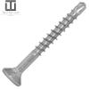 Techtanium A2 Stainless Steel Chipboard Screws 4.5 x 65/45 mm with Drill Tip, 5-Pack view 3