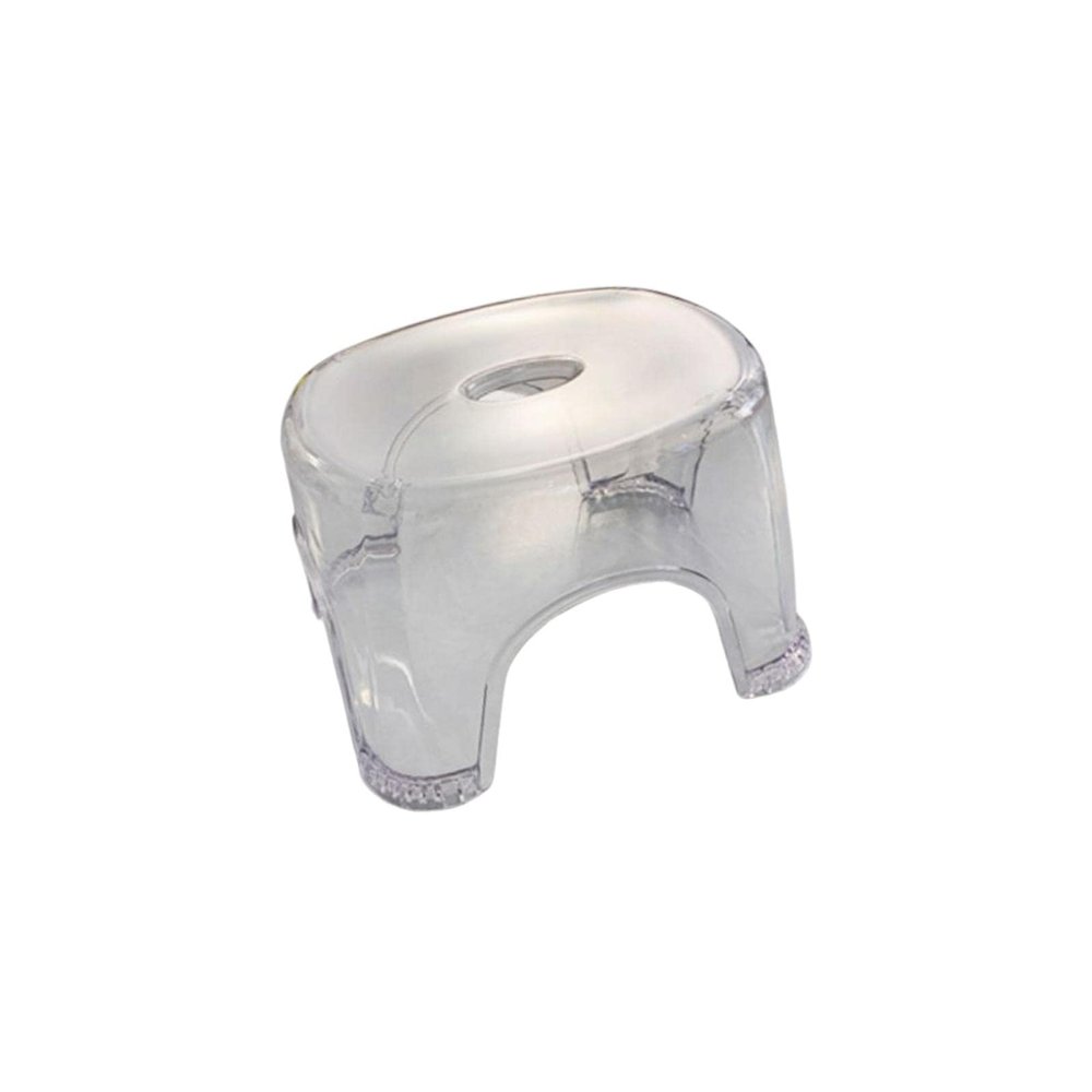 perfk Acrylic Bathroom Stool, 21 cm High, Shoe-Changing Stool