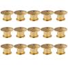 Sudemota 15-Piece Pin Backs, Metal Locking Clasps, Gold view 1