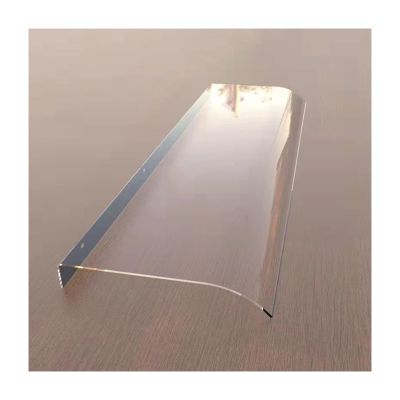 SHUITUKOUU No-Bracket Invisible Awning, 3.5 mm Translucent Polycarbonate, 50 x 300 cm (19.6 x 118.1 in)