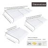 SHUITUKOUU No-Bracket Invisible Awning, 3.5 mm Translucent Polycarbonate, 50 x 300 cm (19.6 x 118.1 in) view 2