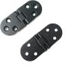 Door Hinge Hardware, Butt Hinges, 4-Piece Set, 180-Degree Zinc Alloy Folding Hinges with Screws view 2
