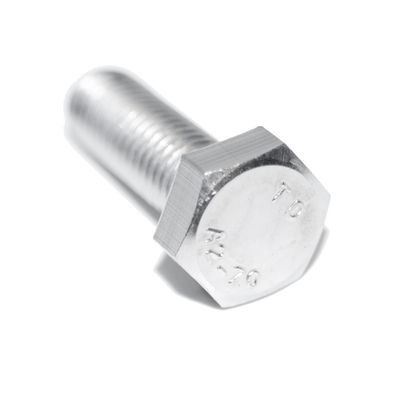 M10 x 60 Hex Bolts, 25-Pack, DIN 933 A2 Stainless Steel, Fully Threaded