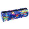 Vintage Floral Leather Barrel Pencil Case, Coin Purse and Makeup Bag view 1