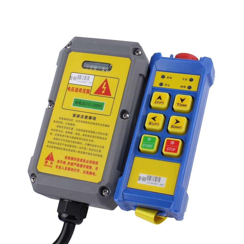 TPUOTI BD-B4S F21 Wireless Industrial Remote Control Switch, Waterproof, 1 Transmitter and 1 Receiver, AC 110V