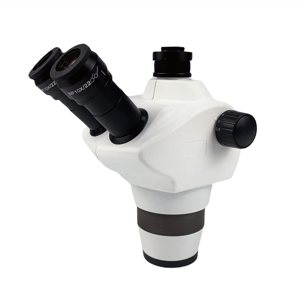 0.8x–5x Trinocular Stereo Zoom Microscope Head