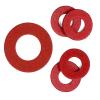 20/50/100-Piece M2–M12 Red Steel Paper Insulating Washers, 50-Piece M7 × 11.5 mm, 0.5 mm Thick view 2