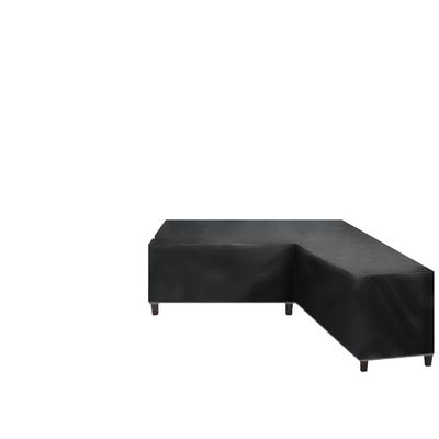 Waterproof Furniture Cover, Rainproof, UV-Resistant, for Outdoor Use, L-Shaped Corner Sofa Cover, Rattan, Patio, Garden, All-Purpose Protective Cover (Color: 215 x 215 x 87 cm)