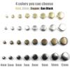 100PCS 4-Claw Flat Spike Rivets, Copper, 7mm, Punk Rock DIY Leather Craft view 3
