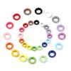 50 Sets DIY Decorative Metal Eyelets with Washers, Light Green, 4 mm Inner Diameter view 3