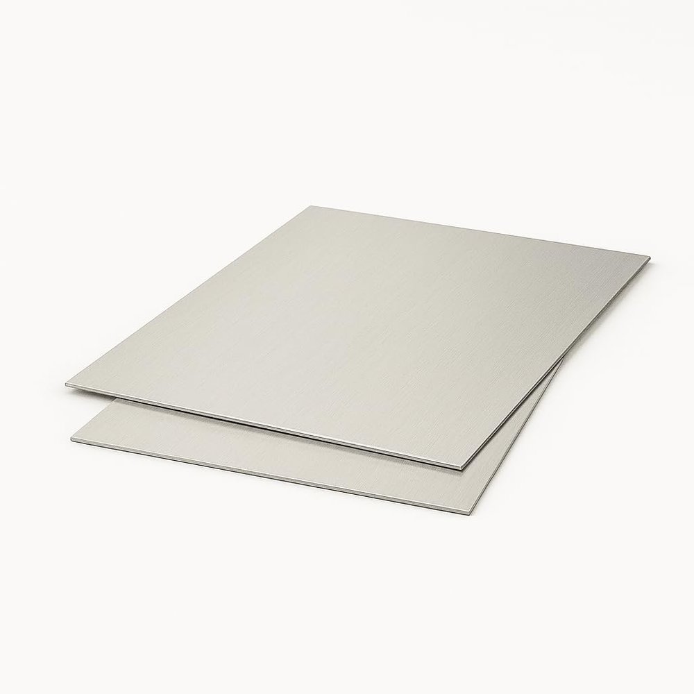 2 mm V4A Stainless Steel Sheets, Cut to 150 x 150 mm