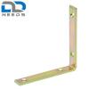 D2D | 12 Chair Corner Brackets, 120 x 120 x 20 mm, 5 mm Thick, Yellow Zinc-Plated, Made in Germany view 2