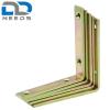 D2D | 12 Chair Corner Brackets, 120 x 120 x 20 mm, 5 mm Thick, Yellow Zinc-Plated, Made in Germany view 3