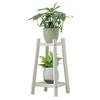 FLBT Multi-Tier Bamboo Plant Stand for Indoor and Outdoor Use view 2