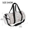Pink Marble Fluid 4 Sports Duffel Bag for Women and Men, A047, L view 3