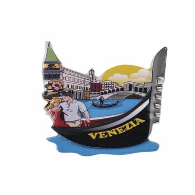 Venice Italy Refrigerator Magnet Travel Souvenir, 3D Hand-Painted Decor