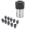 Oikabio 10-Piece ER16 Collet Chuck and Spindle Extension Rod Holder, 10 mm Inner Diameter view 1