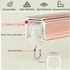 Ceiling-Mounted Curtain Track, 2 m (6.6 ft), 1.5–2.5 mm Wall Thickness view 2