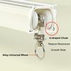 Ceiling-Mounted Curtain Track, 2 m (6.6 ft), 1.5–2.5 mm Wall Thickness view 3
