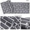 3D Brick Pattern Wallpaper Roll, Non-Self-Adhesive Decorative Wall Covering view 3