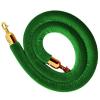 Velvet Crowd Control Rope for VIP Stanchions, Green, 2.7 m view 1