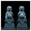 Pure Copper Lion Statue, 16/24 cm Brass Chinese-Style Majestic Mascot Sculpture for Home Decor view 2
