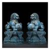 Pure Copper Lion Statue, 16/24 cm Brass Chinese-Style Majestic Mascot Sculpture for Home Decor view 3