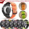 CEKGDB EasyFit Silicone Watch Band for Garmin Fenix 7X, 7, 6X Pro, 5, 5X Plus, 935, 22/26 mm, 26 mm D2 MK1/MK2i, Agate view 2