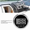 Tbest Boat Depth Finder, 52 mm/2 in Marine Depth Gauge, Digital, IP67 Waterproof, Max. 100 m/110 yd, White Backlight view 3