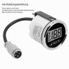 Tbest Boat Depth Finder, 52 mm/2 in Marine Depth Gauge, Digital, IP67 Waterproof, Max. 100 m/110 yd, White Backlight view 4