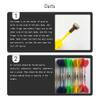 wueiooskj 12-Piece Set Wear-Resistant Magnetic Plastic Darts view 3