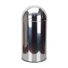 Standing Outdoor Stainless Steel Trash Can with Lid, 9.2/13.2 Gallons view 1