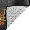 Music Note Guitar Area Rug, Non-Slip Play Mat, Ultra-Soft Indoor Carpet view 3
