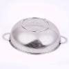 DSAINT Stainless Steel Round-Hole Basket Fruit Drain Rice Grid Strainer Food Basket Cleaning Kitchen Clips (Color: 34.5 cm, One Ear) view 4